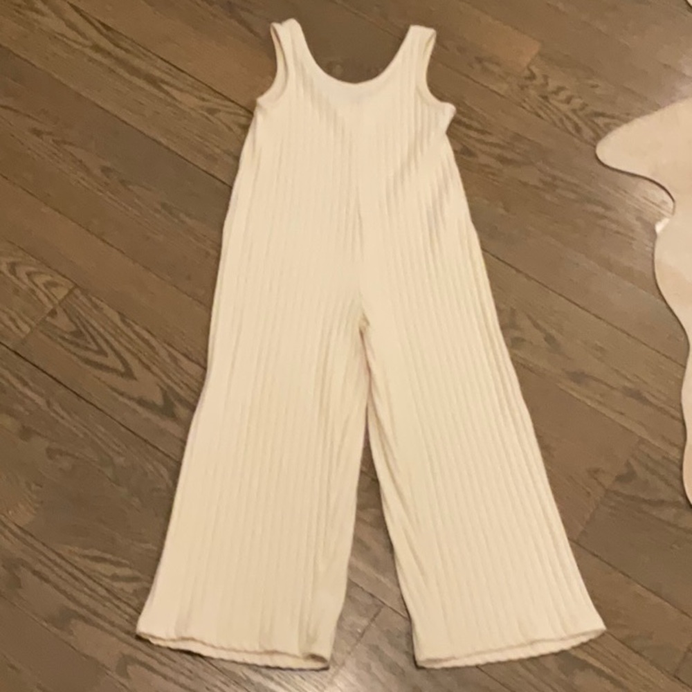 Zara Cream Ribbed Bodysuit for Kids